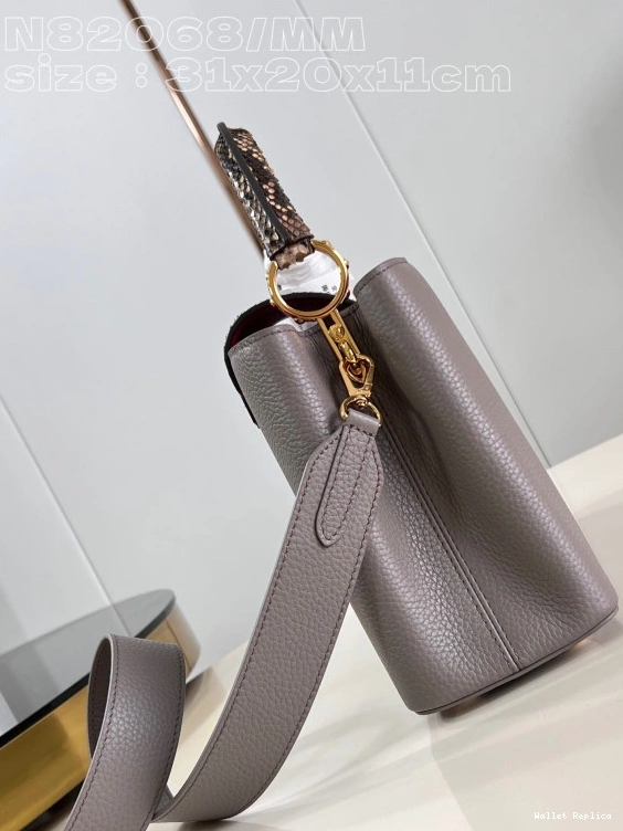 Cheap VUITTON CAPUCINES BB-31.5*20*11CM LOUIS 0814